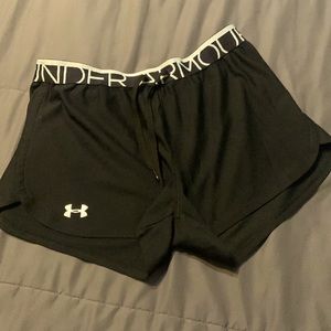 Black Under Armour shorts